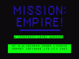 Screenshot of Mission Empire