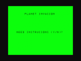 Screenshot of Planet Invasion