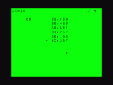 Screenshot of Tele-Tutor 2 Math Drill