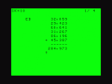 Screenshot of Tele-Tutor 2 Math Drill