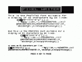 Screenshot of Pixel Writer
