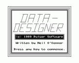 Screenshot of Data Designer